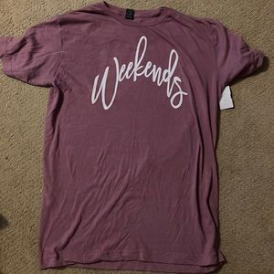 I am selling a medium maroon shirt.